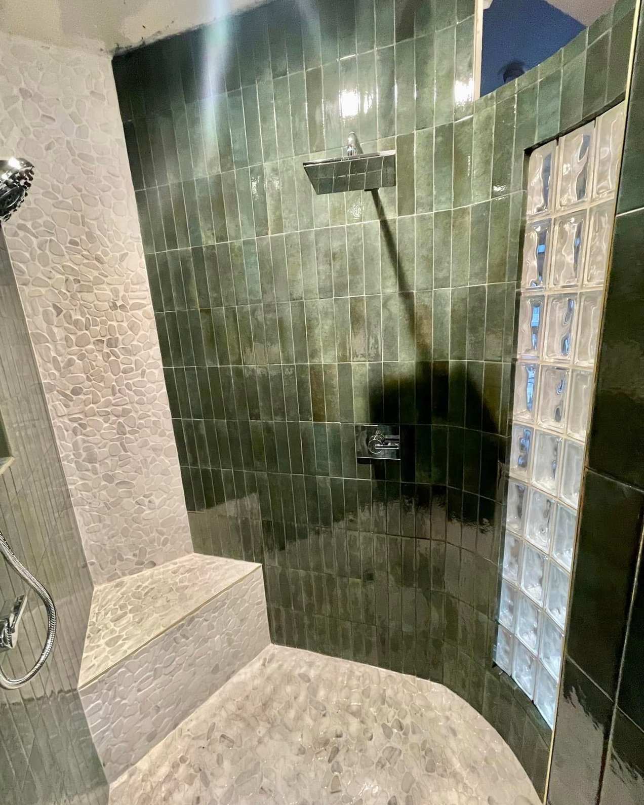 New shower tile remodel in Cenetennial, CO
